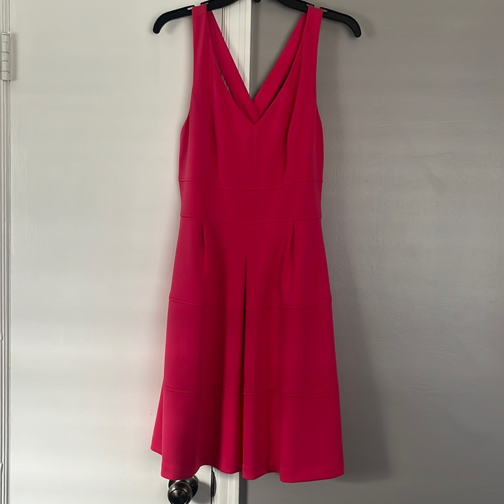Hot pink a-line dress